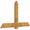 Ekena Millwork Eugene Rough Sawn Timber Gable Bracket, Western Red Cedar, 60"W x 38"H x 2"D x 6"F, 15/12 Pitch GBW060X38X0206EUG00RWR - alternate 3